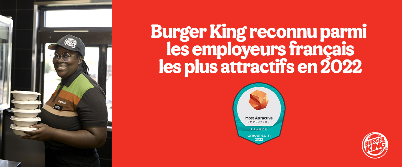 Burger King Dans Le Top 100 Des Employeurs Les Plus Attractifs Burger 
